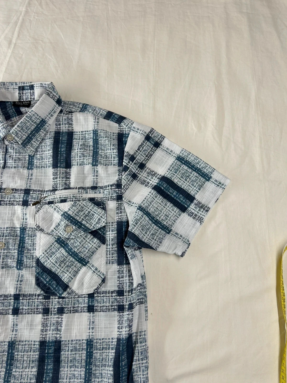 Camisa de manga corta a cuadros Max Men – photo 7